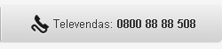 Televendas: 0800-88-88-508